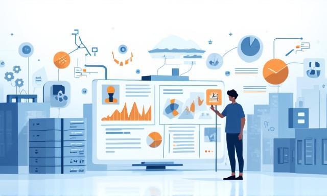 Graphic illustrating data flow and analysis