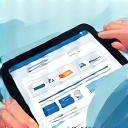 Illustration of user interacting with a screen